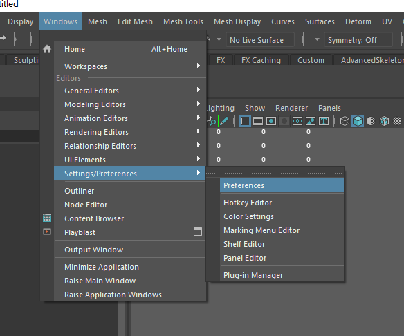 maya playblast preference 1